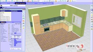 3CAD Evolution Построение кухни часть 1 из 3