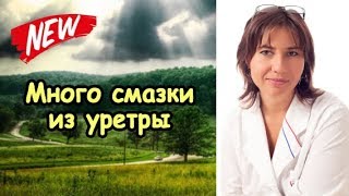 Много смазки из уретры во время эрекции