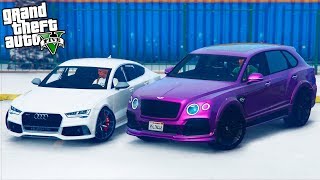 РЕАЛЬНАЯ ЖИЗНЬ В GTA 5 - КУПИЛИ BENTLEY BENTAYGA И AUDI RS7! ?ВОТЕР