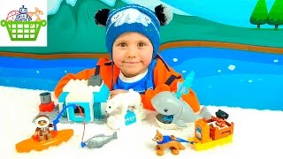 New!!! Лего Арктика для детей - Даник и конструктор Lego Duplo Arctic. Обзоры игрушек