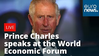 Prince Charles speaks at the World Economic Forum | LIVE
