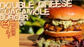 Monster Double Cheese Guacamole Burger - Grillrezept