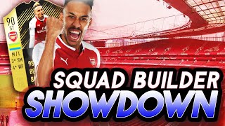 FIFA 18 SQUAD BUILDER SHOWDOWN vs AJ3 W/ 90 IF AUBAMEYANG! SBSD ULTIMATE TEAM