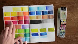 Le Coffret Aquarelle Eventail I Love Art par Cindy Barillet