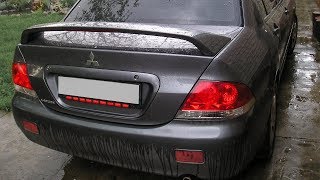 Как снять задний бампер с Мицубиси Лансер 9 Mitsubishi Lancer 9