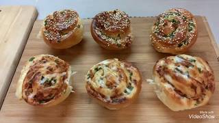 【造型麵包】---- 香蔥肉鬆卷(湯種法/Muffin Pan)