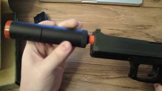 Unboxing / Test- MK23 Navy Seal Spring Pistol Airsoft Gun
