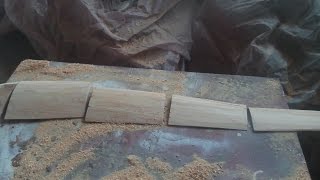 Изготовление лопасти для матрицы