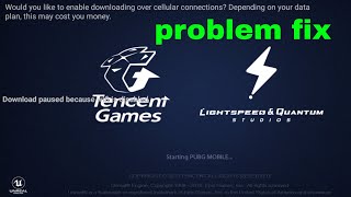 Pubg game download paused because wifi disable problem fix by a pratik gaming