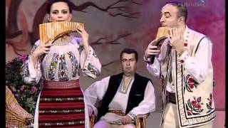 Ruxandra Pitulice si Gheorghe Rizea - la nai - Imagini Tezaur Folcloric TVR1.REC 2012