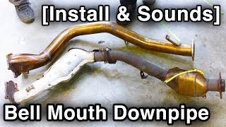 Bell Mouth Downpipe [Install & Exhaust Sounds // WRX Build]
