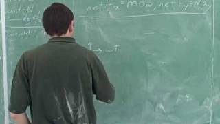 Physics: More on using Newton's second law (3)