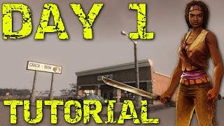 7 DAYS TO DIE PS4/ Xbox Tips and Gameplay Tutorial - how to day one playthrough  - console -