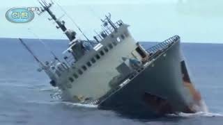 Огромный КОРАБЛЬ ТОНЕТ в море Как тонет Большой Корабль