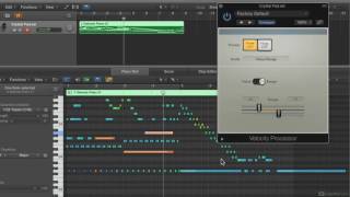 Logic Pro FastTrack 102: The MIDI FX - 13. Velocity Processor Other Modes