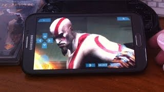 PPSSPP Gold - "God of War: Ghost of Sparta", KRATOS on PSP Emulator for Android (Samsung Note II)!