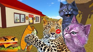 ЛАНА ПОЦЕЛОВАЛА ЛЕОПАРДА! / ОТКРЫЛИ РЕСТОРАН в РОБЛОКС / Restaurant Tycoon ROBLOX