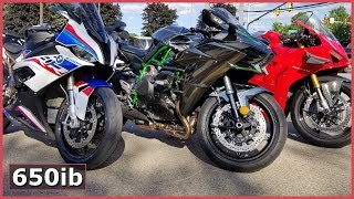 Ducati V4R vs 2019 Ninja H2, RSV4 1100 Factory & 2020 S1000RR!