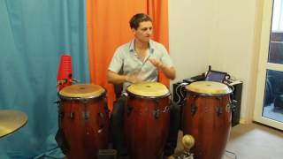 Andrey Chayka Brazilian groove. Linear variation on congas
