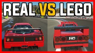 LEGO VS Real Ferrari F40 - Which one is faster ? || Forza Horizon 4 LEGO Speed Champions