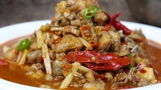 【美食強】“泡椒牛蛙”家中的小灶完美展示、步骤讲解细致、明早就去买牛蛙