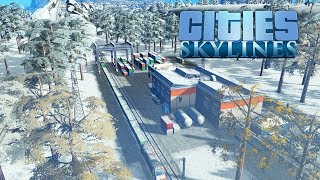 Cities Skylines - Товарный терминал, горное шоссе и деревня! #8