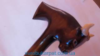 Деревянная трость бык