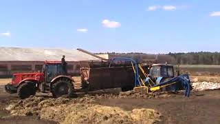 Механизированная версия насоса ВТН-1 для перекачки навоза