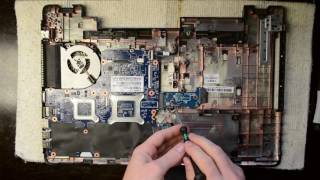 HP ProBook 470 laptop disassembly, take apart, teardown tutorial