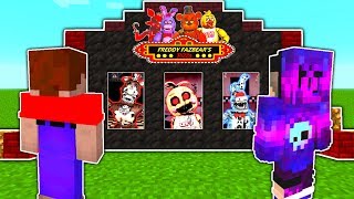 НУБ И ПРО ПРОТИВ ПОРТАЛЫ В ПИЦЦЕРИЮ ФНАФ В МАЙНКРАФТ! FNAF MINECRAFT! Фредди, Чика, Бонни