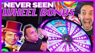 ??NEVER SEEN ? Wonka Wheel Bonus with Jason!! ✦ Slot Machine Pokies w Brian Christopher