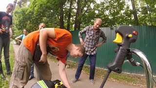 Велосипед с движком от триммера