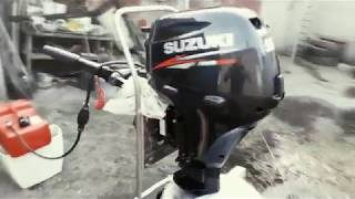 Мотор Suzuki DF 9.9 AS — ОБЗОР, первый запуск (часть1)