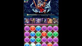 パズドラ　「ゼウス降臨！　超地獄級」　たったレアガチャ1回我慢するだけで入手できるPT(無課金構成、ゼウス初見用)