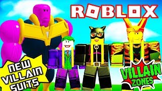 СИМУЛЯТОР СУПЕРГЕРОЯ! ТАНОС И НОВЫЕ СУПЕРЗЛОДЕИ! Roblox Simulator