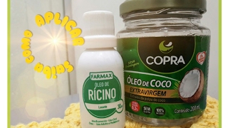 COMO PASSAR ÓLEO DE COCO e RICINO