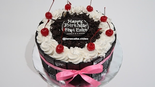 Black Forest Cake How to Make Birthday Cake Chocolate at Home