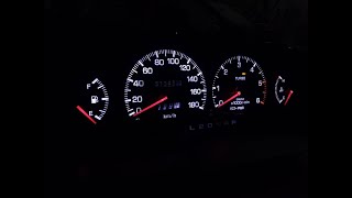 Пересвет приборной панели Toyota Estima Emina 1997