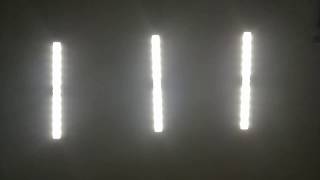 AMIR Motion Sensing Closet Lights, 3 Pack 10-LED Wireless Light Bar with Magnetic Strip