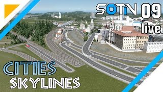 Bahnhof bauen! | Cities Skylines SOTN #09 [Detailing] [Streamaufzeichung] [Deutsch/German]