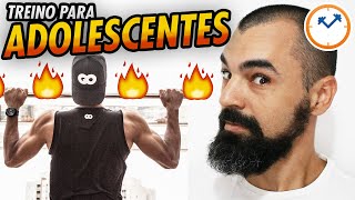 MUSCULAÇÃO para ADOLESCENTES: Treino para Fazer em Casa | Papo na Pia nº65