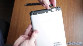 Как вставить SIM-карту в bb-mobile Techno 7.85 3G (XDRV.RU)