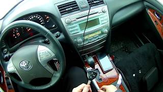 Как заменить батарейку в ключе Toyota Camry