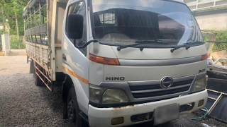 ขาย HINO 300 หกล้อยาว 5 เมตรพร้อมกระบะคอก น็อตล้อ 6 ตัว 135 แรงม้า ปี 51
