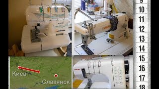 В гостях у сестры: тестирую пром.машинку, оверлок, распошивалка