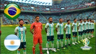 PES 2019 | BRAZIL vs ARGENTINA | Copa America