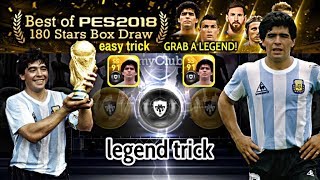 How to get a legend black ball in best of pes 2018 180 stars boxdraw