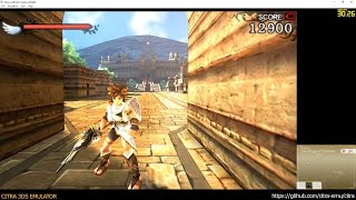 Citra 3DS Emulator - Kid Icarus: Uprising ingame 1080p
