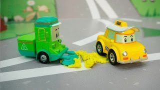Мультфильмы с игрушками Робокар Поли все серии подряд без остановки.