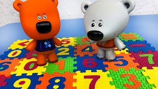 Мишки НЕ знают цифры? Прикольные мультики про Мишек и их друзей Mimimishki video